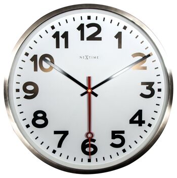 Horloge murale - 55 cm - Aluminium - 'Super Station Numbers' 1