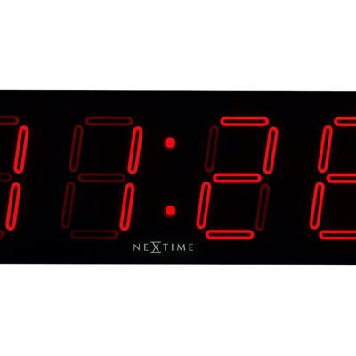 Wall/ table clock - 51.5 x 18x 4.5 cm -Plastic- 'Big D'