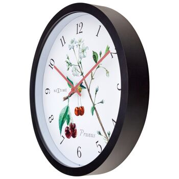 Horloge d'extérieur résistante aux intempéries - 30,5 cm - Prunus 7