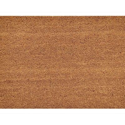 Paillasson "uni naturel" 80x50cm tapis de coco tapis anti-saleté paillasson paillasson monochrome pour porte d'entrée 3 couleurs