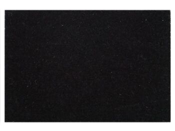 Paillasson "uni noir" 80x50cm tapis de coco tapis anti-saleté paillasson paillasson monochrome pour porte d'entrée 3 couleurs 1
