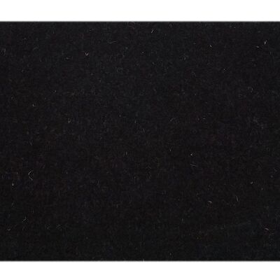 Türvorleger "uni schwarz" 80x50cm Kokosmatte Schmutzfangmatte Fußmatte Fußabtreter einfarbig für Haustür 3 Farben