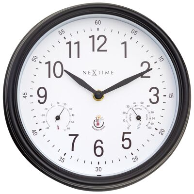 Weatherstation - Orologio da parete - 23,5 cm - resistente alle intemperie - Jasmine