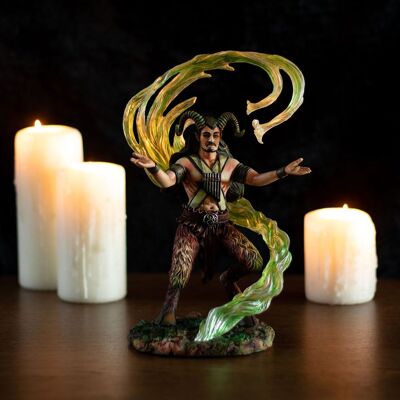 Figura de mago elemental de tierra de Anne Stokes