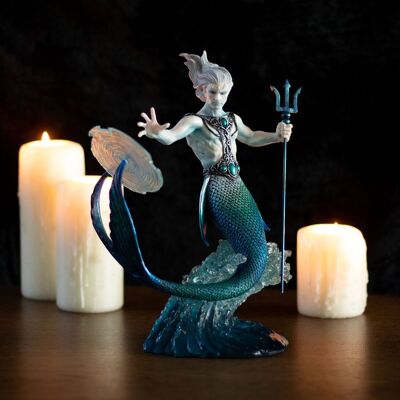 Figurine Magicien Élémentaire de l'Eau par Anne Stokes