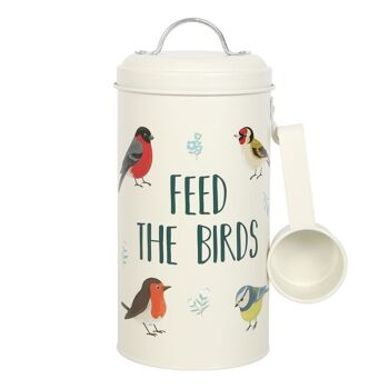 Boîte et cuillère à graines pour oiseaux Feed the Birds 1