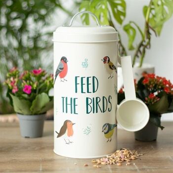 Boîte et cuillère à graines pour oiseaux Feed the Birds 5