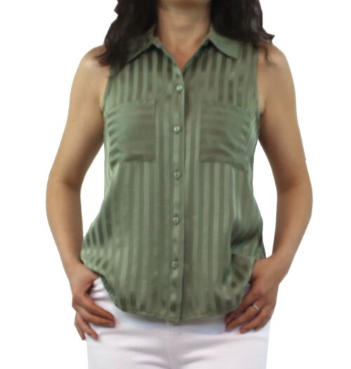 Sleeveless shirt, Brand AD BLANCO, Made in Italy, art. AD073
