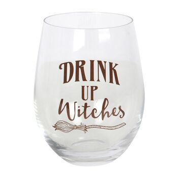 Verre sans pied Drink Up Witches 1
