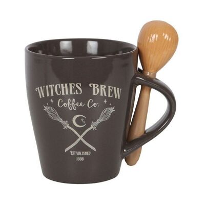 Set tazza e cucchiaio Witches Brew Coffee Co