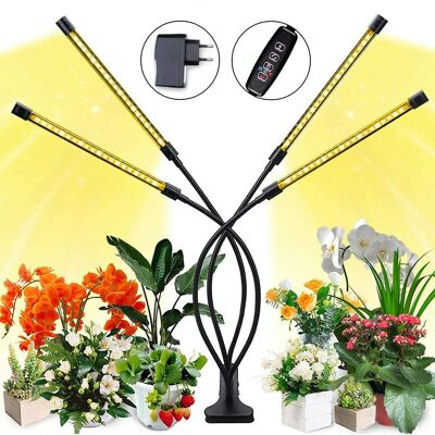 Grow lamp warm white - for flowering - with table clip - 50 x 8 cm