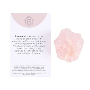Quartz Rose Guérison Cristal Brut 3