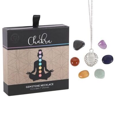 Kit de collier en cristal de pierres précieuses Chakra