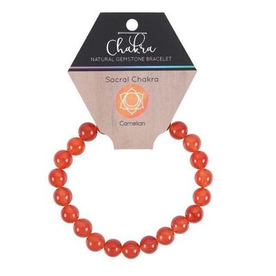 Sakralchakra Karneol Edelstein Armband