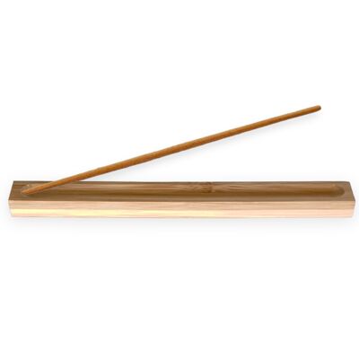 Räucherstäbchenhalter - Bambus - 22,8 x 2,1 cm