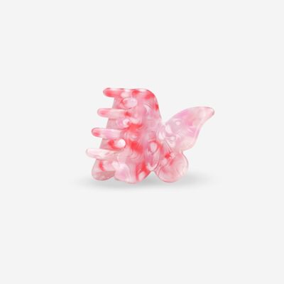 Hair Clip - Butterfly Pink Rouge