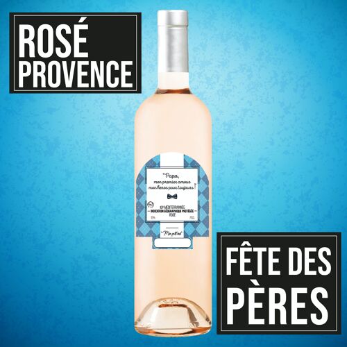 "Fête des pères" édition art déco - IGP Méditérrannée ROSE 75cl