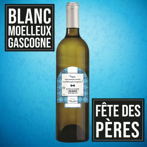 "Fête des pères" édition art déco - IGP - Côtes de Gascogne Grand manseng blanc moelleux 75cl