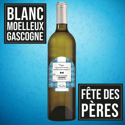 Art-déco-Ausgabe "Vatertag" - IGP - Côtes de Gascogne Grand Manseng Sweet White 75cl