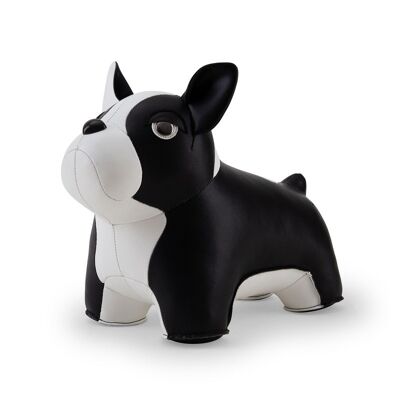 Sujetalibros Bulldog Francés II Blanco y Negro 1kg