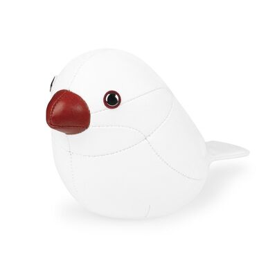 Java Sparrow White Paperweight 250gr