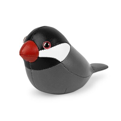 Java Sparrow Dark Grey Mini Paperweight 120gr