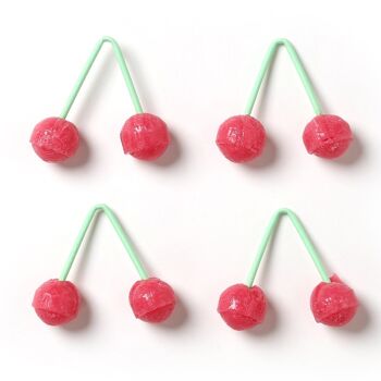 Twin Cherries 10 x Natural Mini Pops en emballage de vente au détail 3