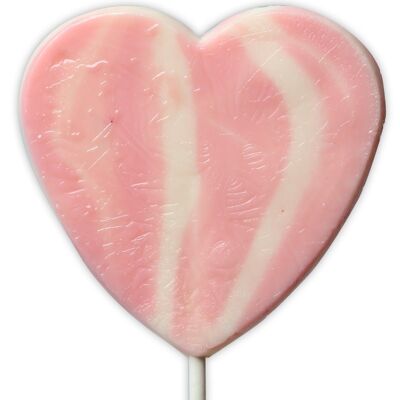 Heart Shaped Twirl Lollipop 60g