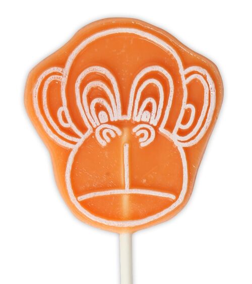 Chunky Monkey Shaped Natural Lollipop