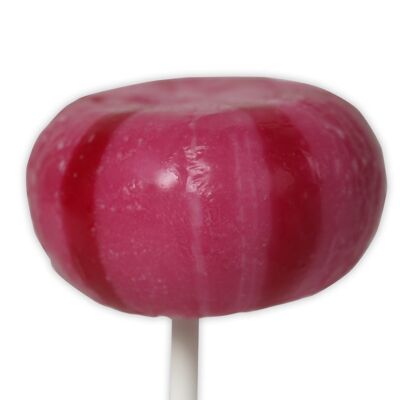 Sour Cherry Natural Round Lollipop