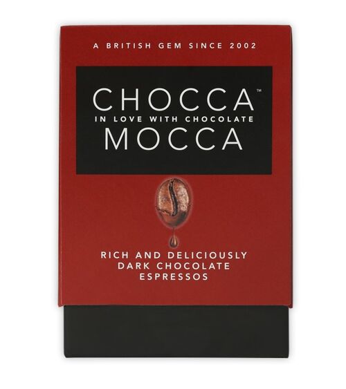 Dark Chocolate Coated Espresso Beans Chocca Mocca Giftbox