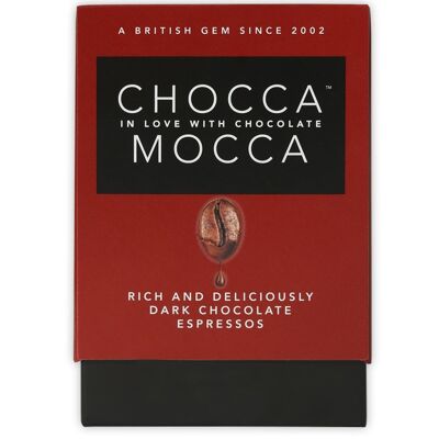 Chicchi di caffè espresso ricoperti di cioccolato fondente Confezione regalo Chocca Mocca