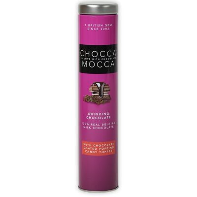 Cioccolata calda Chocca Mocca con caramelle schioccanti ricoperte di cioccolato