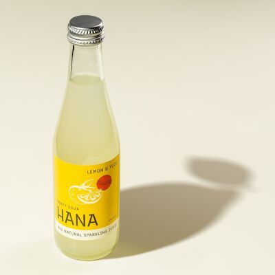 Hana Craft Soda - Limón Orgánico y Yuzu