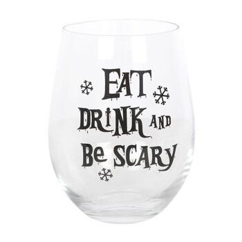 Verre sans pied Eat, Drink & Be Scary 1
