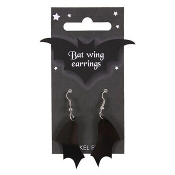 Boucles d'oreilles aile de chauve-souris 2