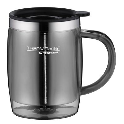 Insulating cup, TC DESKTOP CUP 0.35 l, smoke gray polished