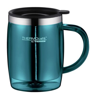 Insulating cup, TC DESKTOP CUP 0.35 l, teal polished