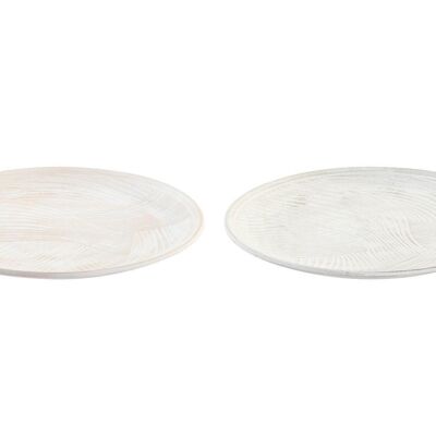 CENTRE DE TABLE MDF 40X40X3 VAGUES PORTEES 2 ASSORTIES. BD203189