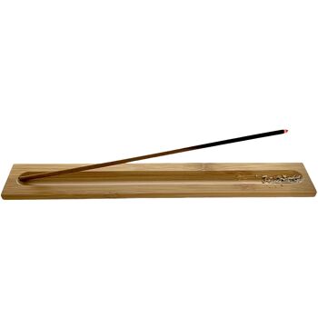 Porte-encens - bambou - 22 x 4 cm 1