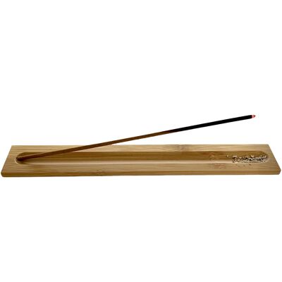 Räucherstäbchenhalter - Bambus - 22 x 4 cm
