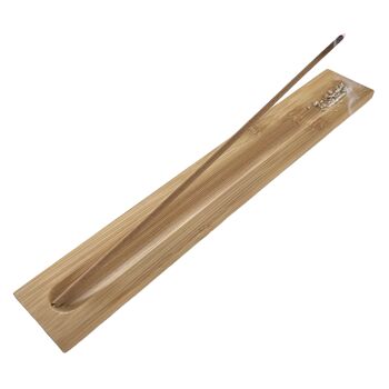 Porte-encens - bambou - 22 x 4 cm 6