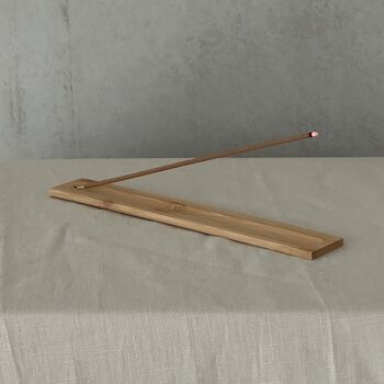 Porte-encens - bambou - 22 x 4 cm 9
