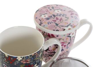 TASSE À INFUSION PORCELAINE 12X8,3X11 380ML, 3 ASSORTIMENTS. LC175741 3