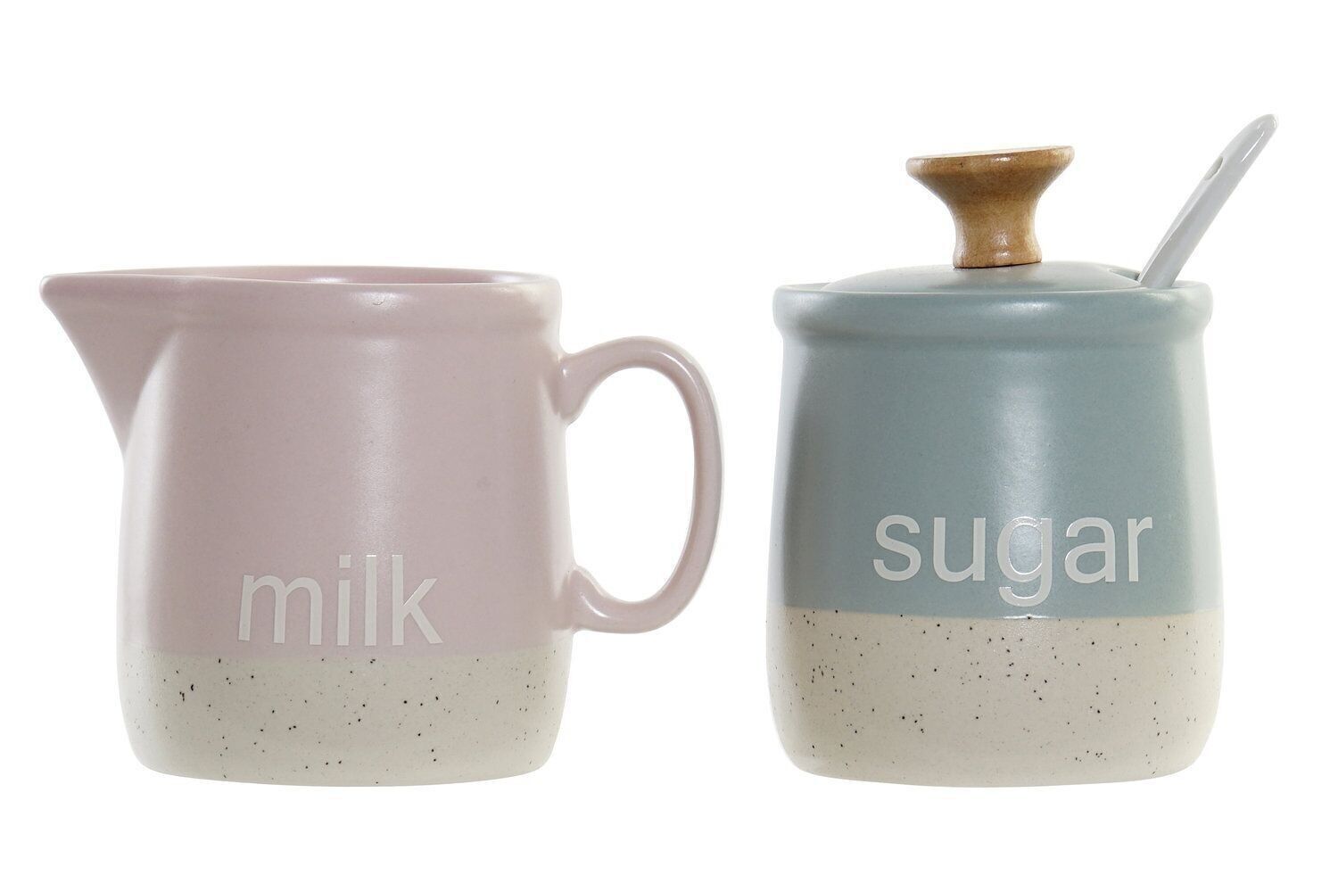 ZUCKERSCHALE SET 2 ROSA MOLKEREI STEINZEUG LC179322