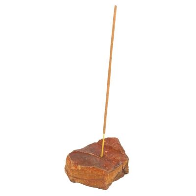 Tiger's Eye Crystal Incense Stick Holder