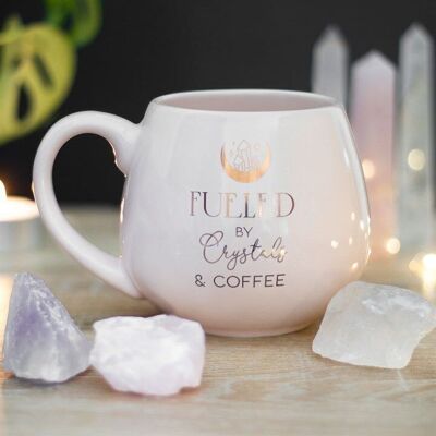 Taza Redonda Cristales y Café