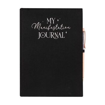 Journal de manifestation avec stylo améthyste 2