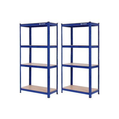 Set of 2 cellar shelves 160 cm high 40 x 80 x 160 cm (D x W x H)