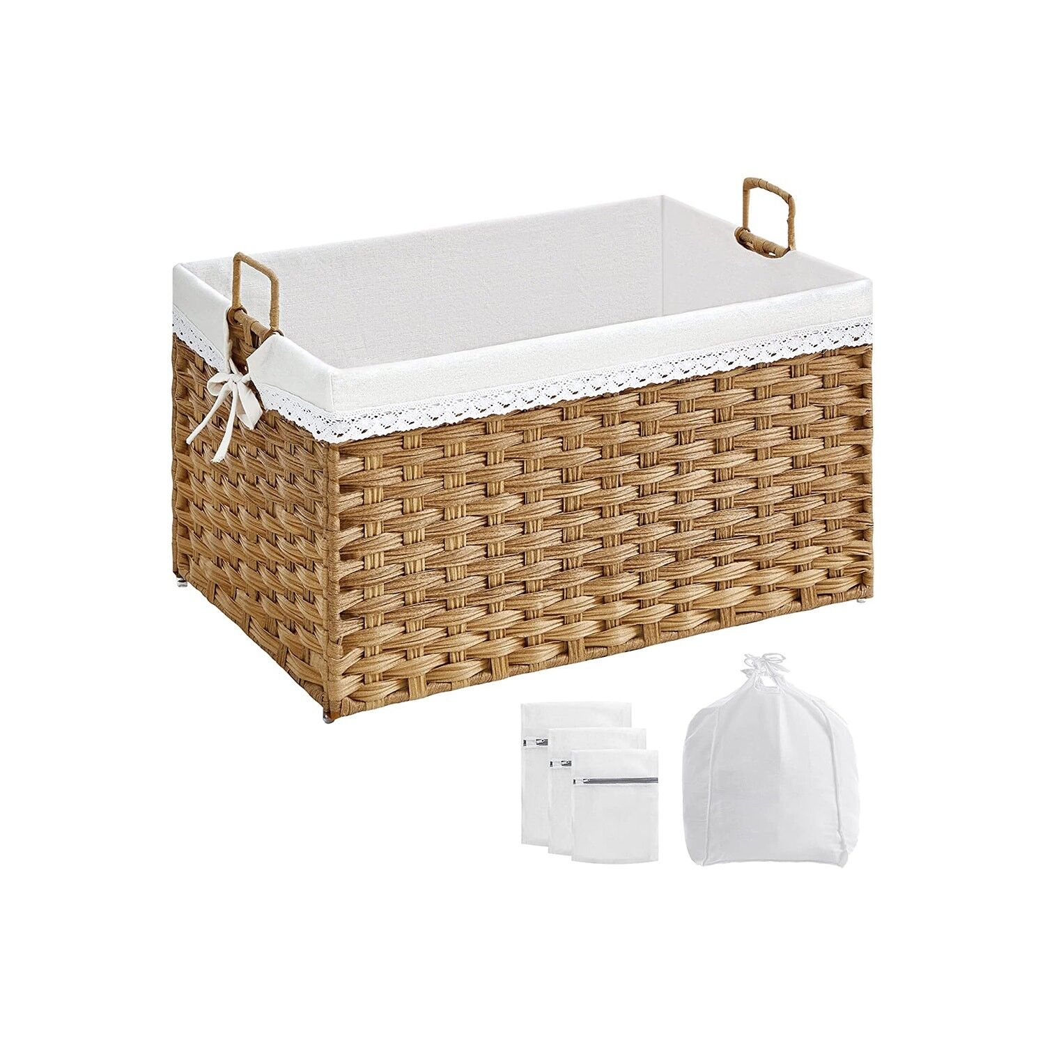 Buy wholesale Laundry basket 75L natural color